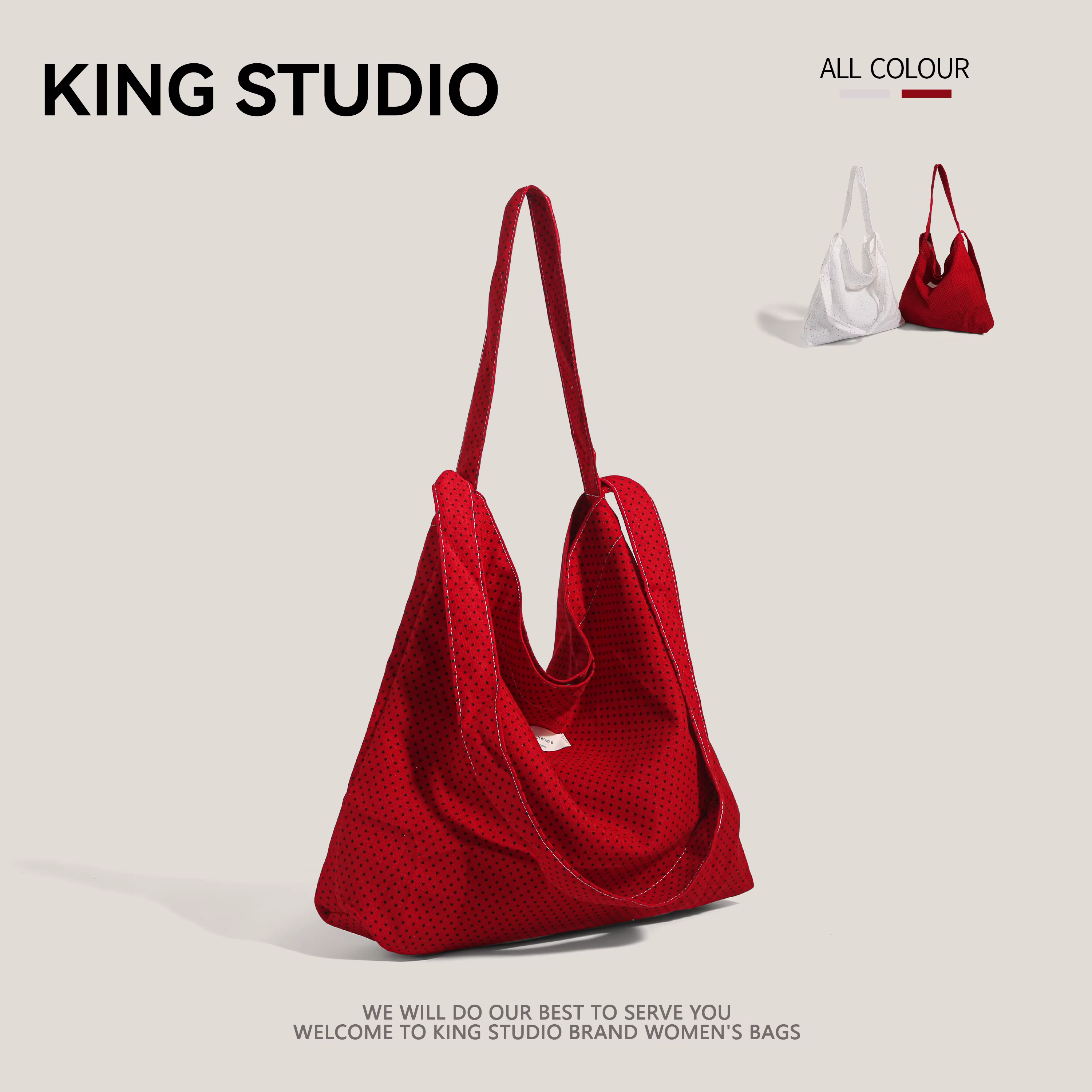 Túi vải bố cỡ lớn dành cho nữ, mẫu mới 2025, xu hướng hè Hàn Quốc, túi tote cá tính, đa năng, dùng đi chợ