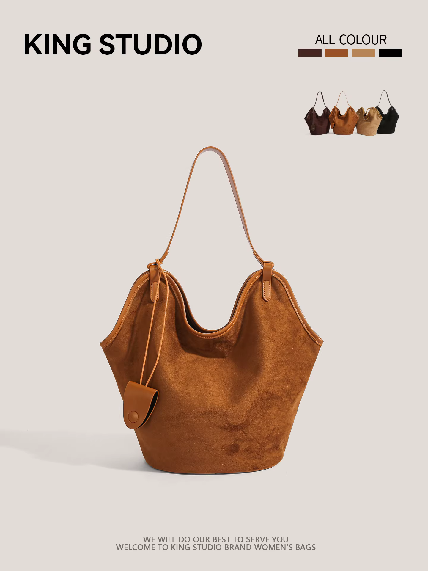 Túi xách cỡ lớn phong cách retro dành cho nữ, mẫu mới thu đông 2025, thời trang thường ngày, túi đeo vai đa năng, túi tote đựng đồ công sở