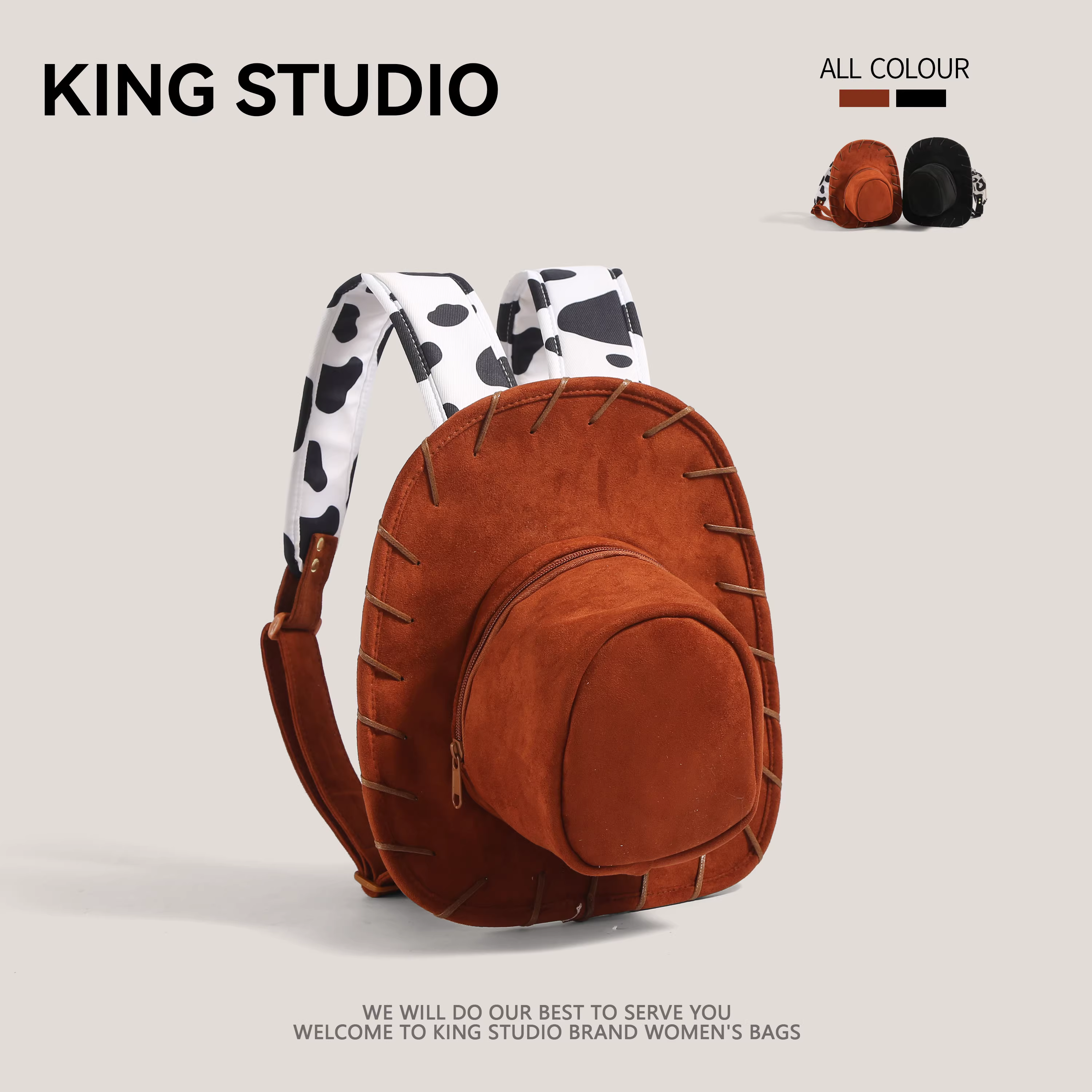 Ba lô hình nhân vật Woody trong phim Toy Story dành cho nữ, mẫu mới 2025, thời trang, dễ thương, phong cách retro