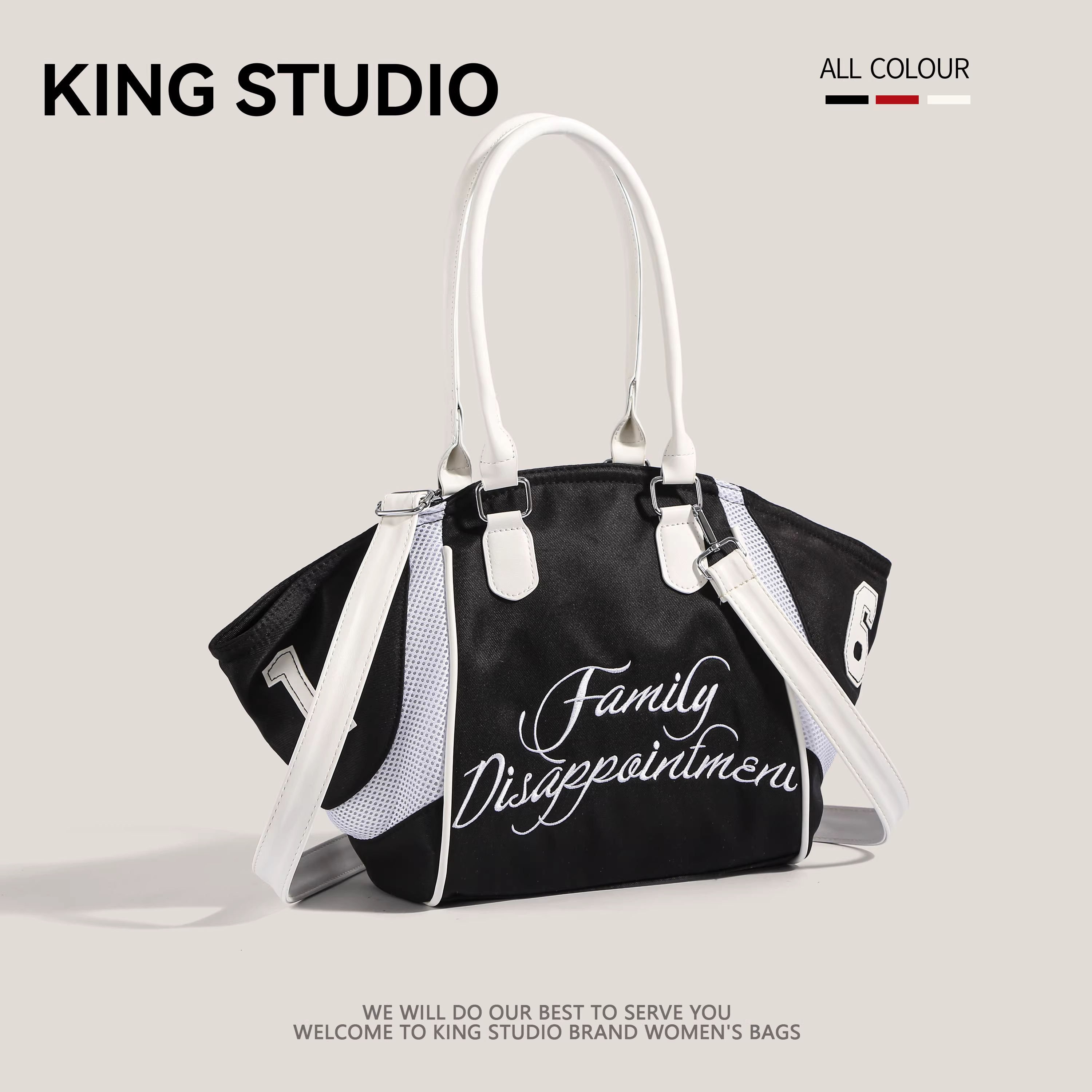 Túi tote cỡ lớn thiết kế Hàn Quốc, mẫu mới 2025, thời trang đa năng, đeo vai, đeo chéo, cầm tay, đeo nách