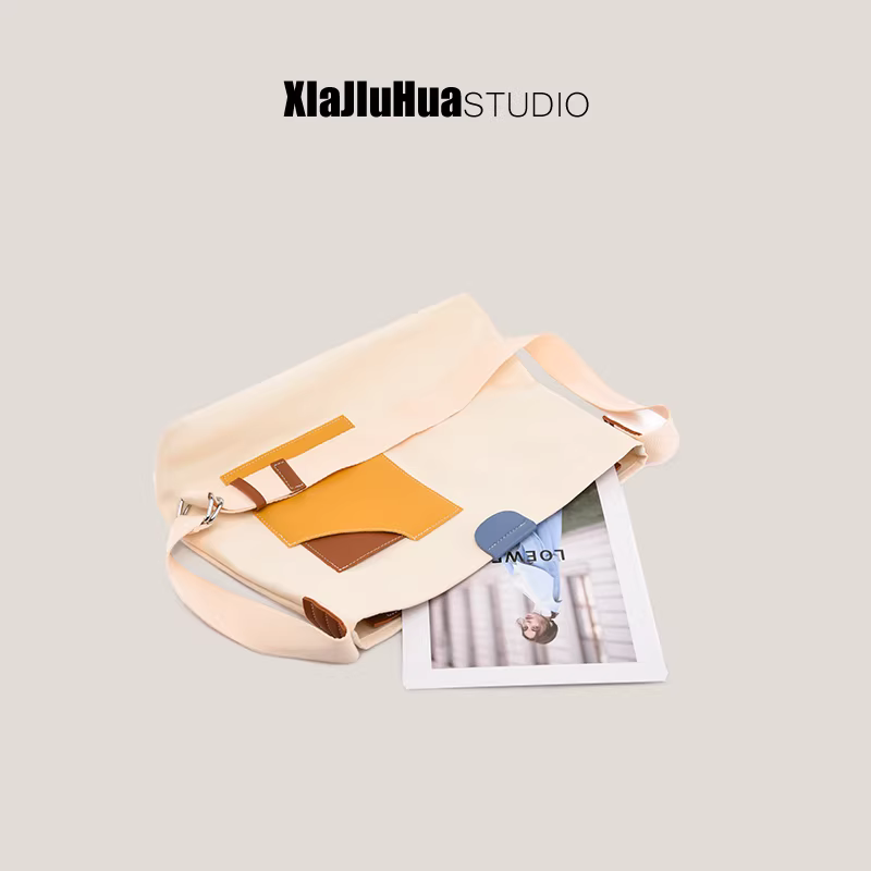 Túi vải DrinKing 2025 thời trang mới, đa năng, đeo vai, dung tích lớn, túi tote đi làm