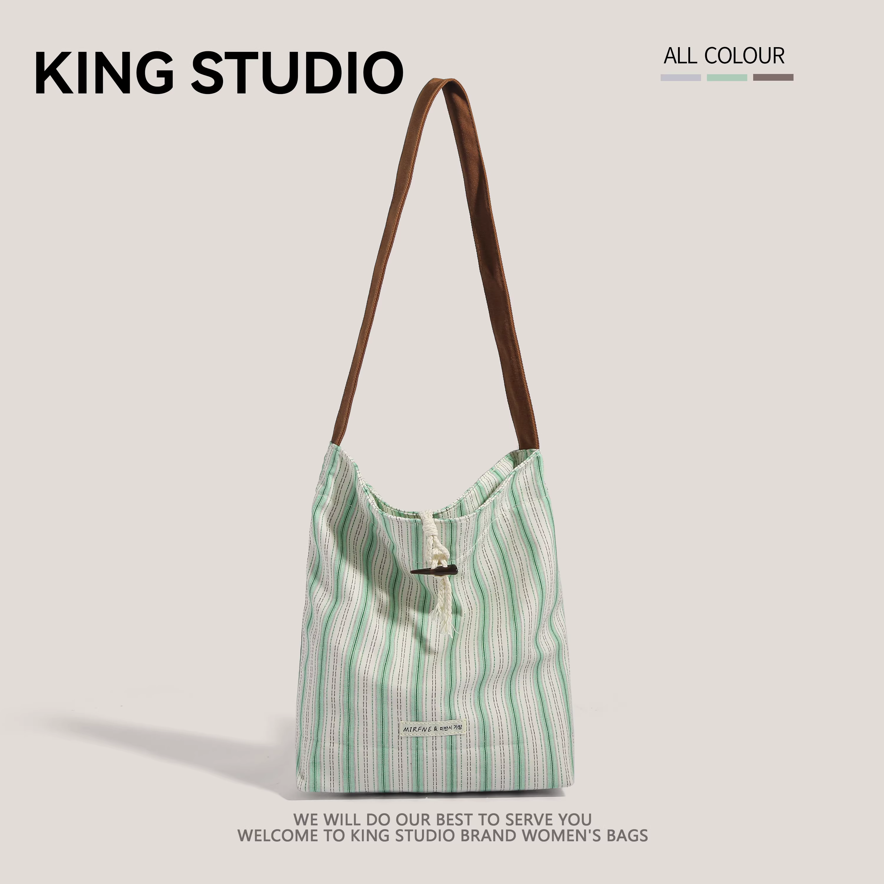 Túi vải bố cỡ lớn dành cho nữ, mẫu mới 2025, thời trang hè, phong cách giản dị, đeo chéo, đa năng, túi đeo vai