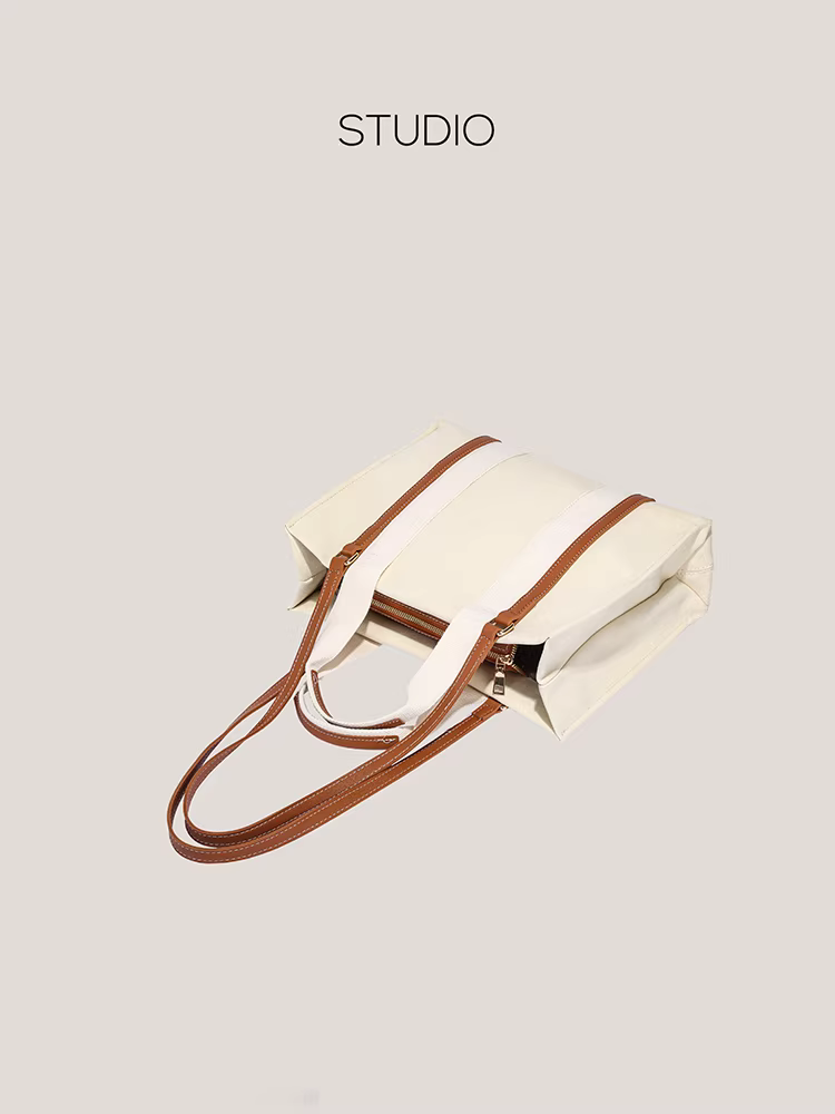 Túi vải bố cỡ lớn DrinKing dành cho nữ, mẫu túi xách mới 2025, phong cách độc đáo, thích hợp đi học và đi làm.