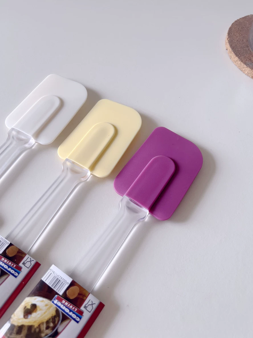 Dụng cụ cạo bánh silicon chịu nhiệt cao, thìa kem gia dụng, dao trộn, dụng cụ làm bánh, chịu nhiệt cao.