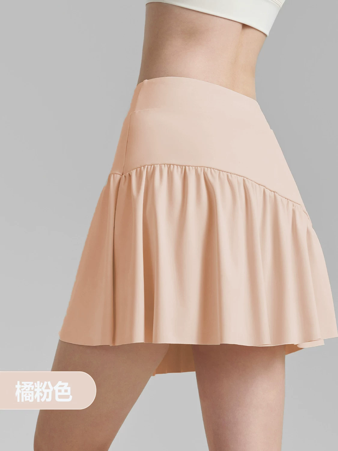 Váy ngắn yoga chống nắng mùa xuân hè 2025, quần short thể thao xếp ly cao eo, chân váy tennis xếp ly chữ A dành cho nữ