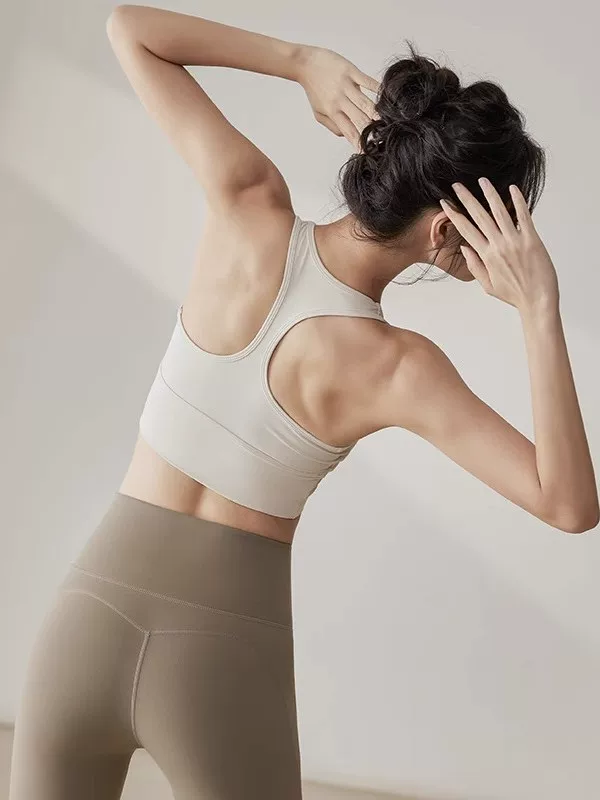 Áo thể thao nữ cao cấp 2025, chống sốc, nâng đỡ, che ngực hai bên, áo tập gym, áo yoga