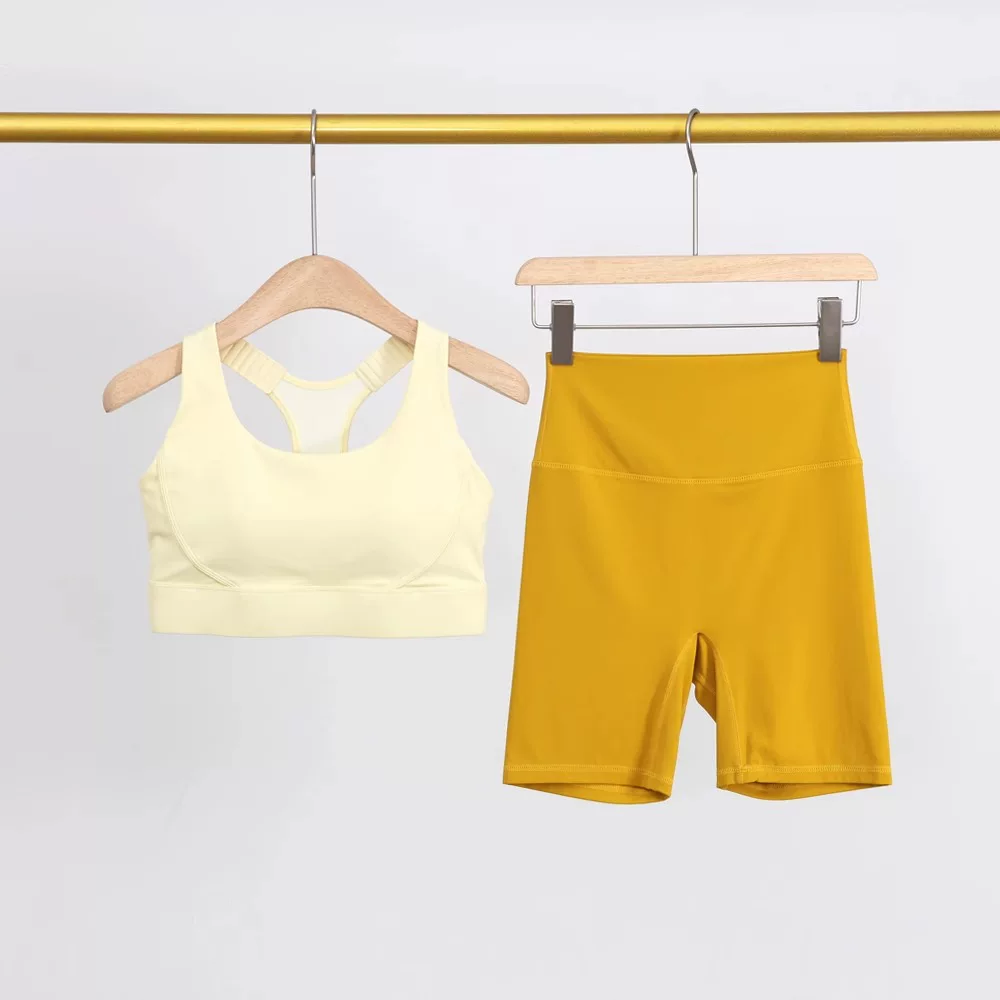 Áo ngực thể thao mới dành cho nữ, cúp ngực cố định chống sốc, kiểu dáng mỏng, chạy bộ, tập thể dục, lưới rỗng, lưng đẹp, bộ áo ngực tập yoga.