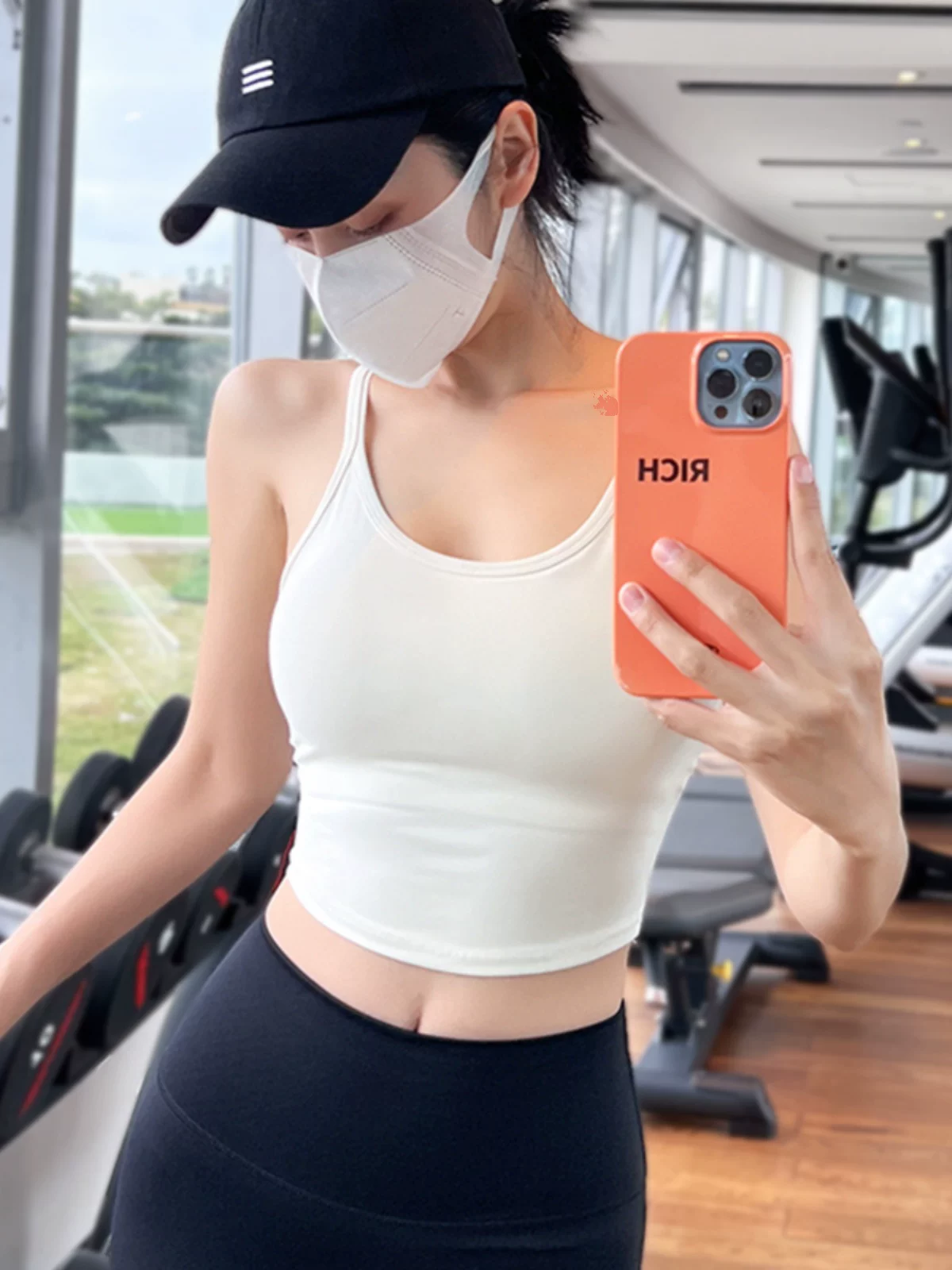 Áo ngực thể thao nữ có đệm ngực tích hợp, dây đeo mỏng gợi cảm, áo tập yoga, áo ngực thể thao chạy bộ, nâng đỡ ngực hai bên.