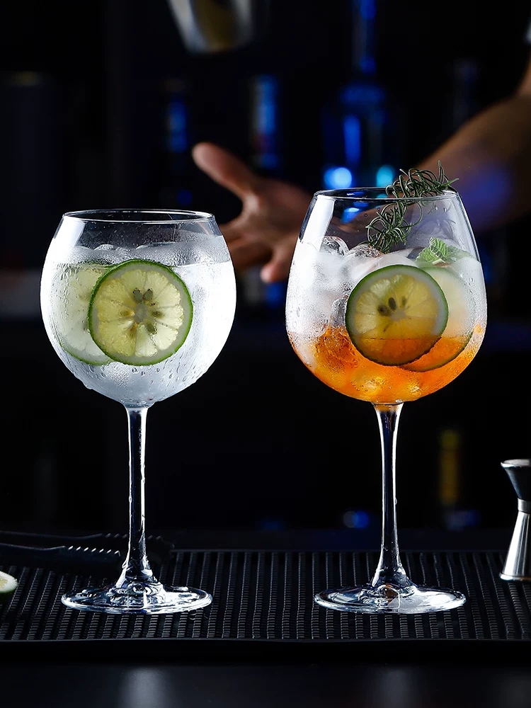 Ly cocktail gin tonic, ly rượu vang đỏ lớn được cá nhân hóa, ly cao, ly rượu sâm banh lớn, ly uống rượu đặc biệt