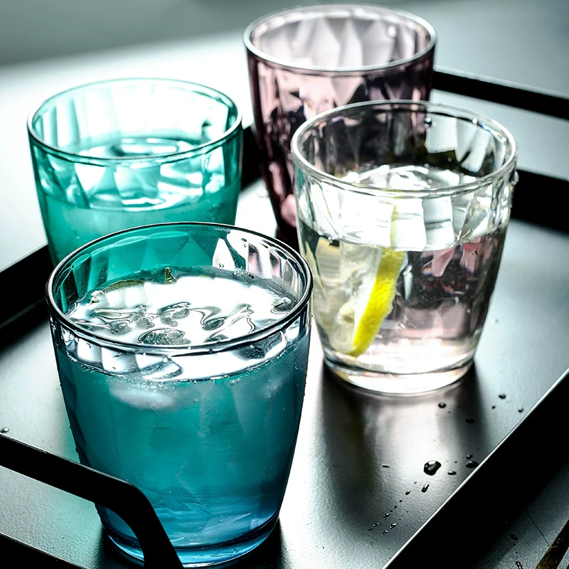 Cốc nhựa chịu nhiệt nhà hàng acrylic cốc nước nước súc miệng cốc Bắc Âu nhiều màu sắc hộ gia đình cốc nước trái cây cốc trà cốc bia