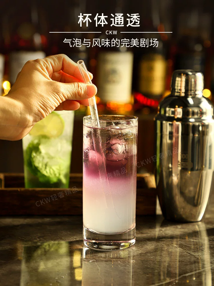 Ly cocktail thủy tinh CKW, ly cocktail cao cấp, ly nước ép Colin, ly nước gia dụng, ly trà đá Long Island hơi say