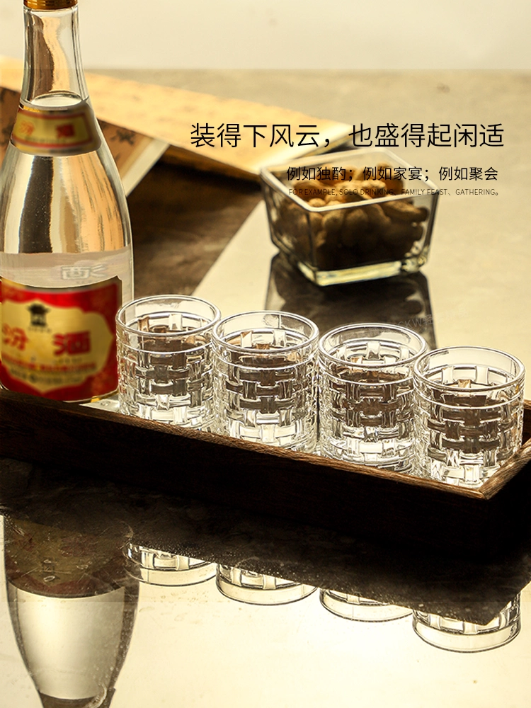 CKW Exquisite 0.1kg Ly rượu vang trắng Bộ đồ gia dụng Nhẹ nhàng Sang trọng Cao cấp Phong cách Trung Hoa Ly rượu nhỏ Ly rượu sáng tạo