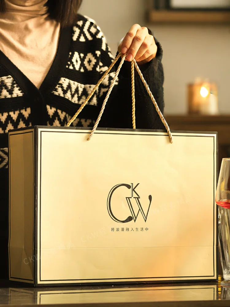 Ly rượu vang đỏ CKW, một cặp trong hộp quà tặng, dùng trong nhà, sang trọng nhẹ nhàng, cảm giác cao cấp, ly cao, đám cưới, ngày lễ, quà tặng cho người mới cưới