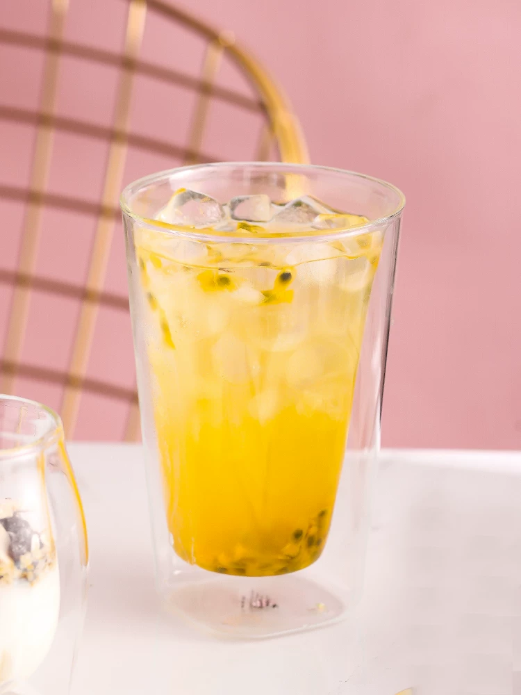 Cốc sữa, cốc nước, cốc thủy tinh, cốc trà hoa cách nhiệt hai lớp bằng thủy tinh borosilicate, cốc ăn sáng gia đình dành cho phụ nữ, cốc nước ép cà phê