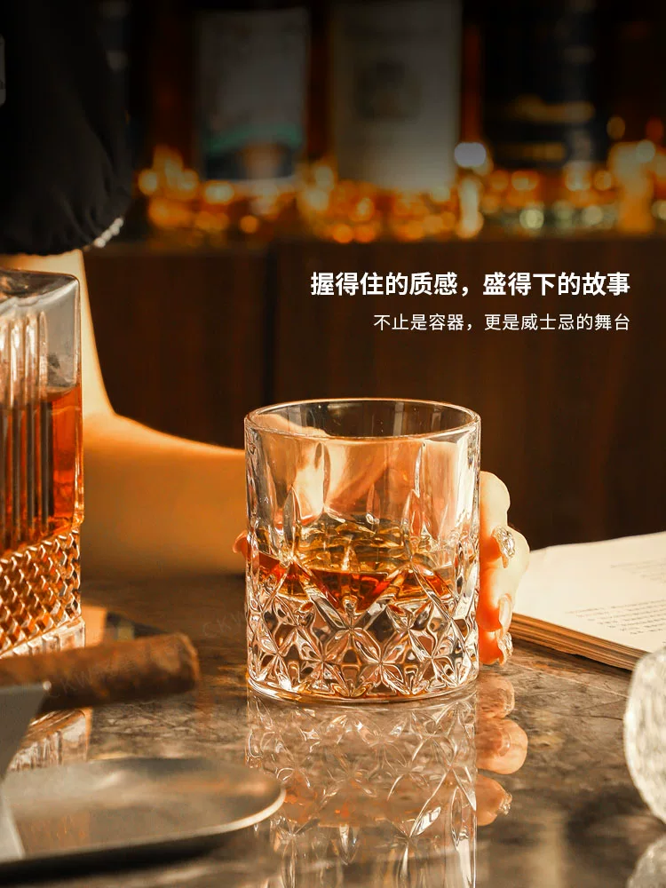 Ly rượu CKW, ly rượu pha lê cao cấp phong cách Edo Kiriko, ly bia gia dụng
