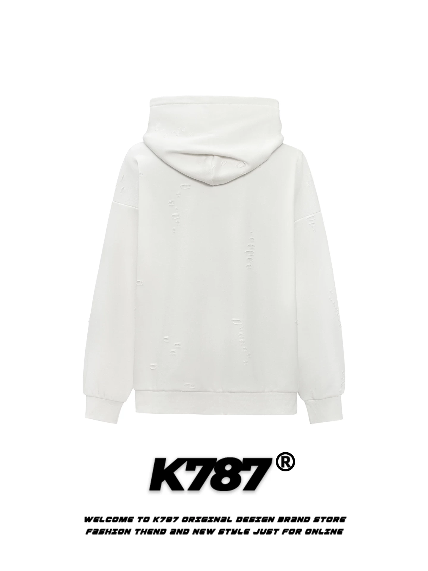 Áo hoodie có mũ trùm đầu kiểu Mỹ đơn giản, gọn gàng K787 dành cho nam và nữ, in chữ, dáng rộng, áo khoác hoodie đôi lót lông cừu.