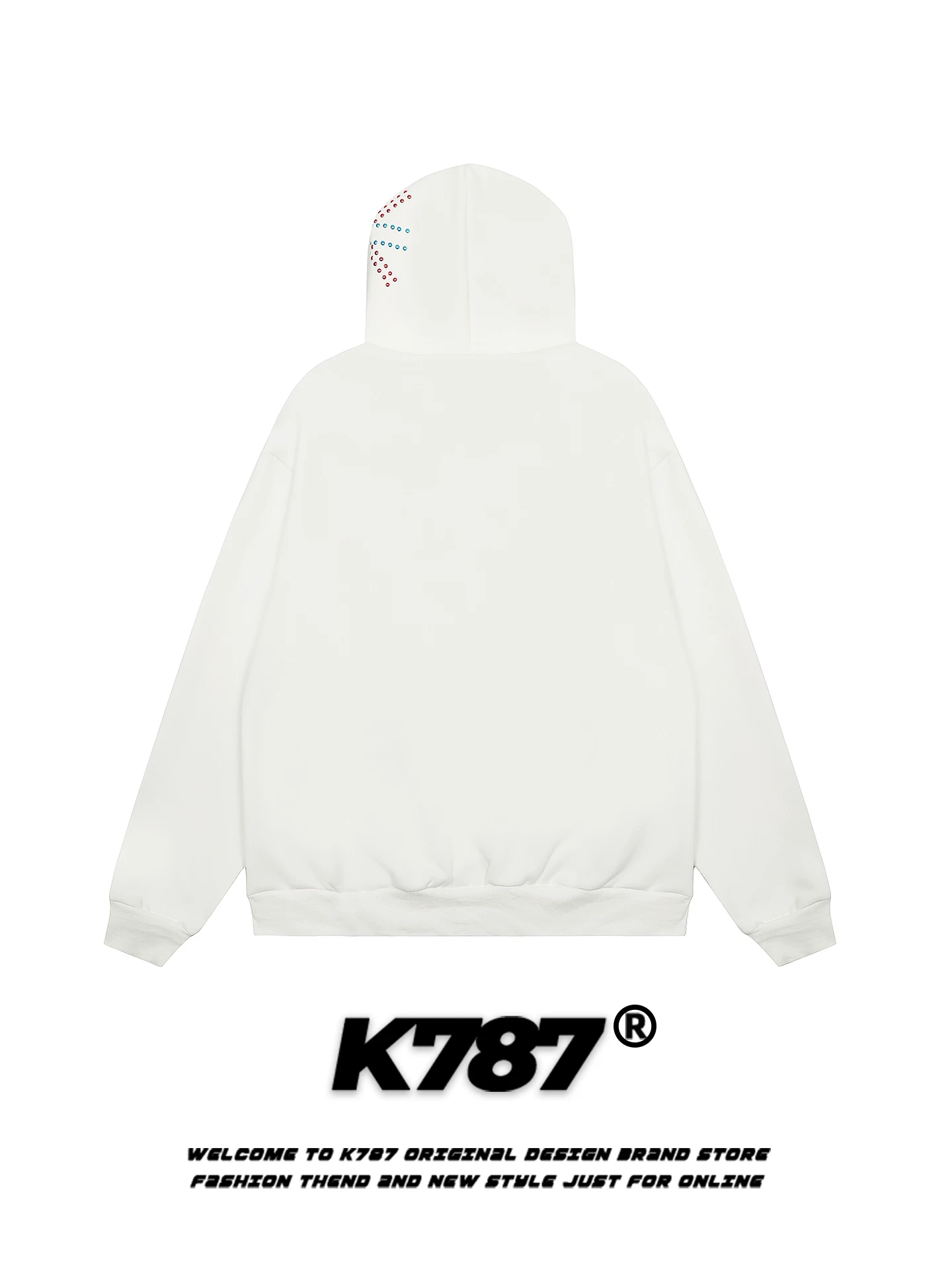 Áo hoodie in họa tiết graffiti phong cách đường phố Mỹ K787, unisex, đa năng, dáng rộng, dành cho cặp đôi