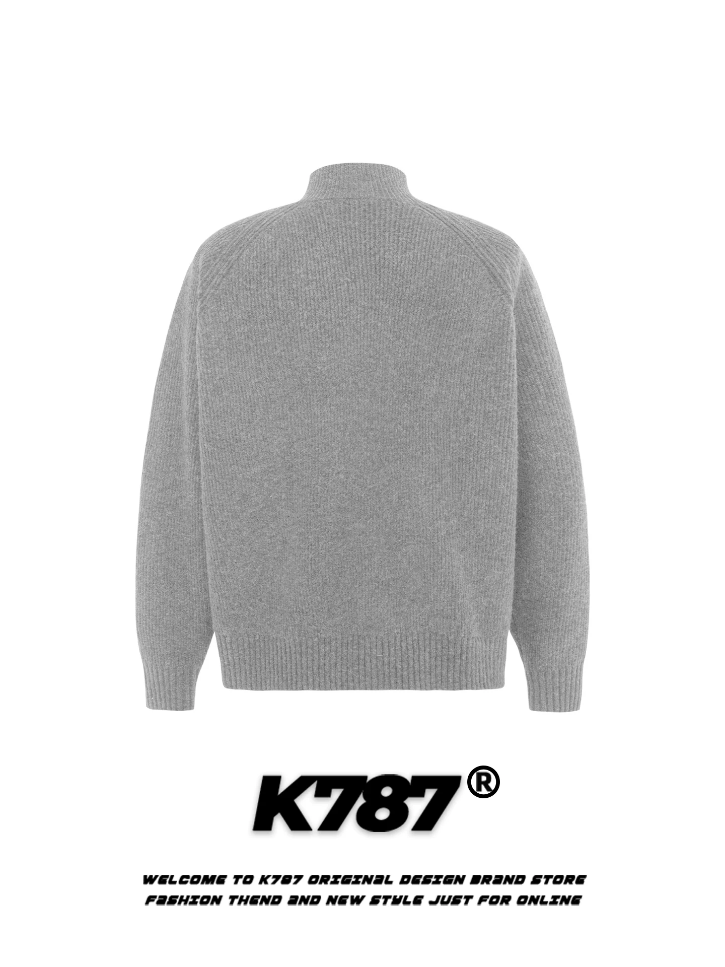 Áo len cardigan màu trơn đơn giản kiểu Mỹ K787 dành cho nam và nữ, áo khoác dệt kim dáng rộng, thoải mái, phong cách đơn giản, dành cho cặp đôi