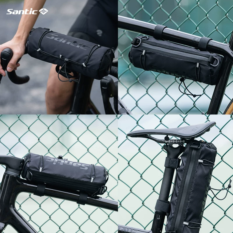Túi đựng ghi đông xe đạp Santic, túi đựng ghi đông đa năng chống thấm nước dành cho xe đạp đường trường và xe đạp leo núi