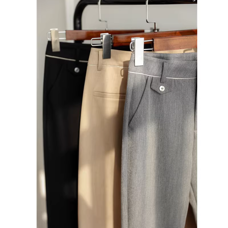 Đồ dùng cần thiết khi đi làm! Phải có! Quần thuốc lá, quần âu cơ bản dành cho nữ, cạp cao, tôn dáng, quần ống đứng thon gọn.