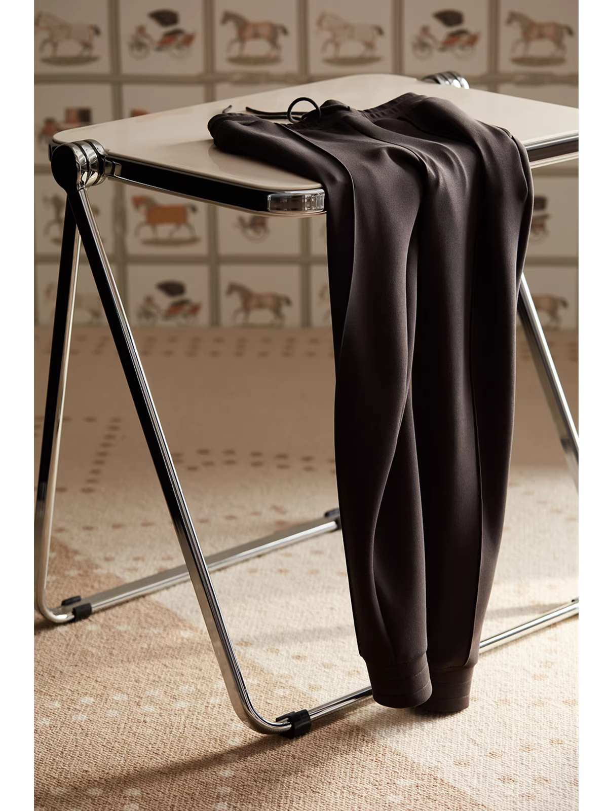 Quần lụa lyocell cotton dài sợi Xinjiang, kiểu dáng rộng/quần ống đứng, chất liệu thoải mái!