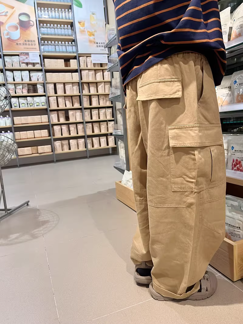 Quần cargo thường ngày cho bé trai, quần mùa thu, quần áo trẻ em cho bé gái, họa tiết cổ điển, quần ống đứng kiểu trượt ván sành điệu, hợp thời trang.