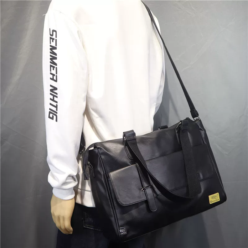 Ba hộp túi xách nam hợp thời trang, túi đeo chéo nam công sở thời trang, túi xách lớn, cặp đựng máy tính, ba lô du lịch