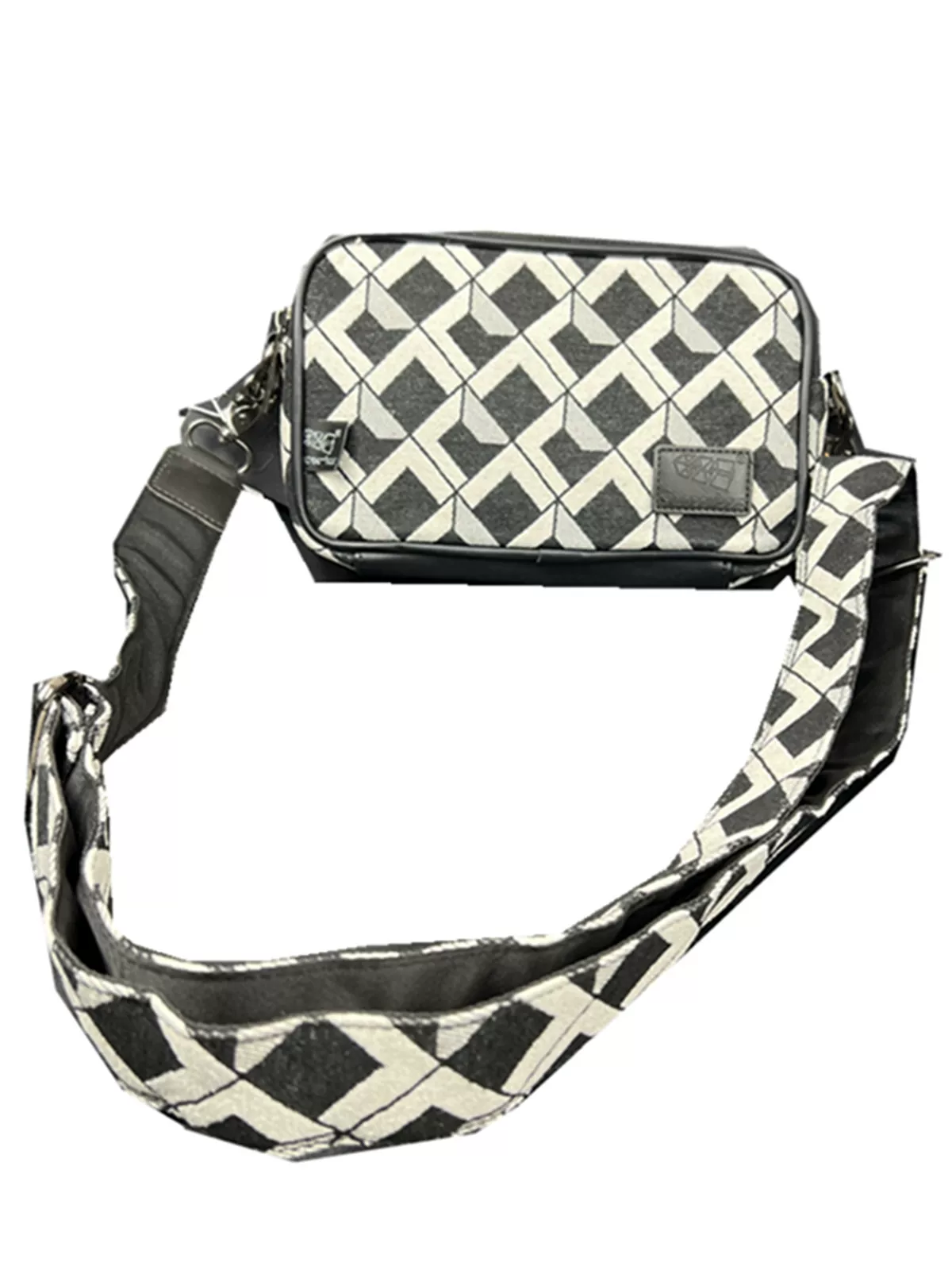 Túi đeo vai nam vải canvas thời trang Three-Box 2025 phong cách Nhật Bản và Hàn Quốc, túi đeo chéo nam nhỏ, balo đi làm