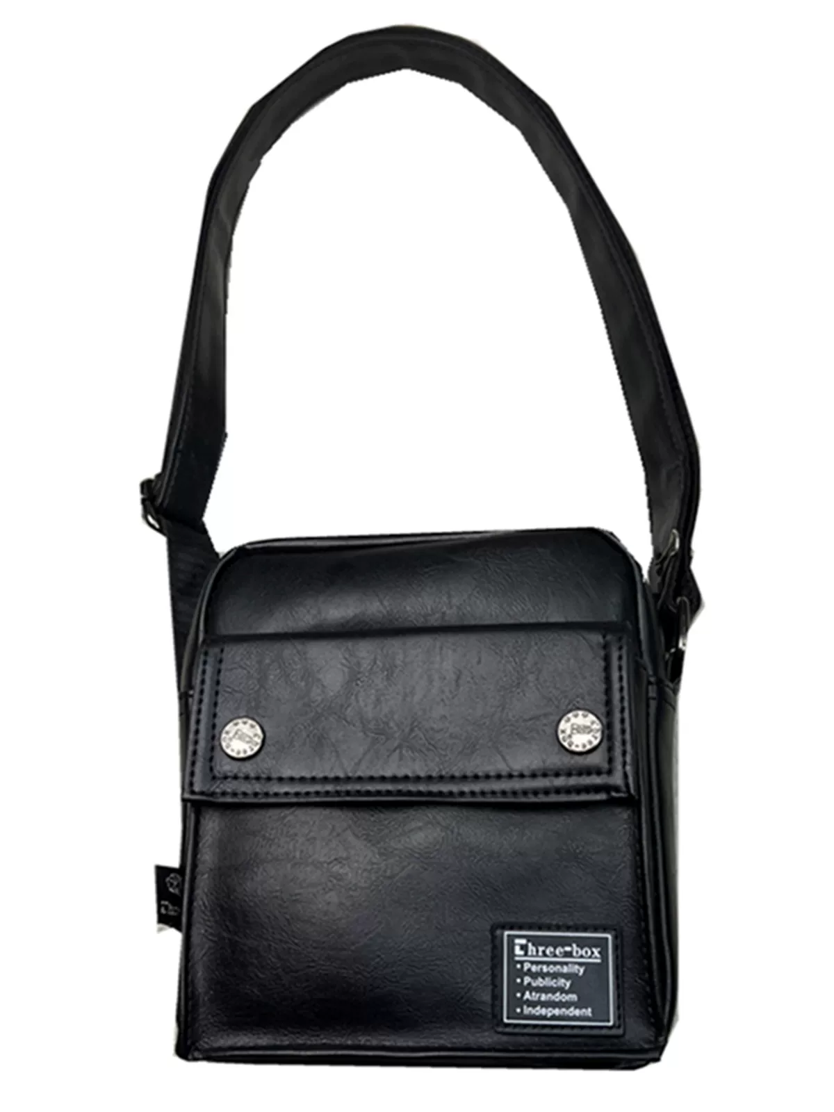 Túi đeo vai nam kiểu Hàn Quốc và Nhật Bản thời thượng, túi đeo chéo mini dọc thời trang, ba lô nhỏ hình vuông phong cách ins