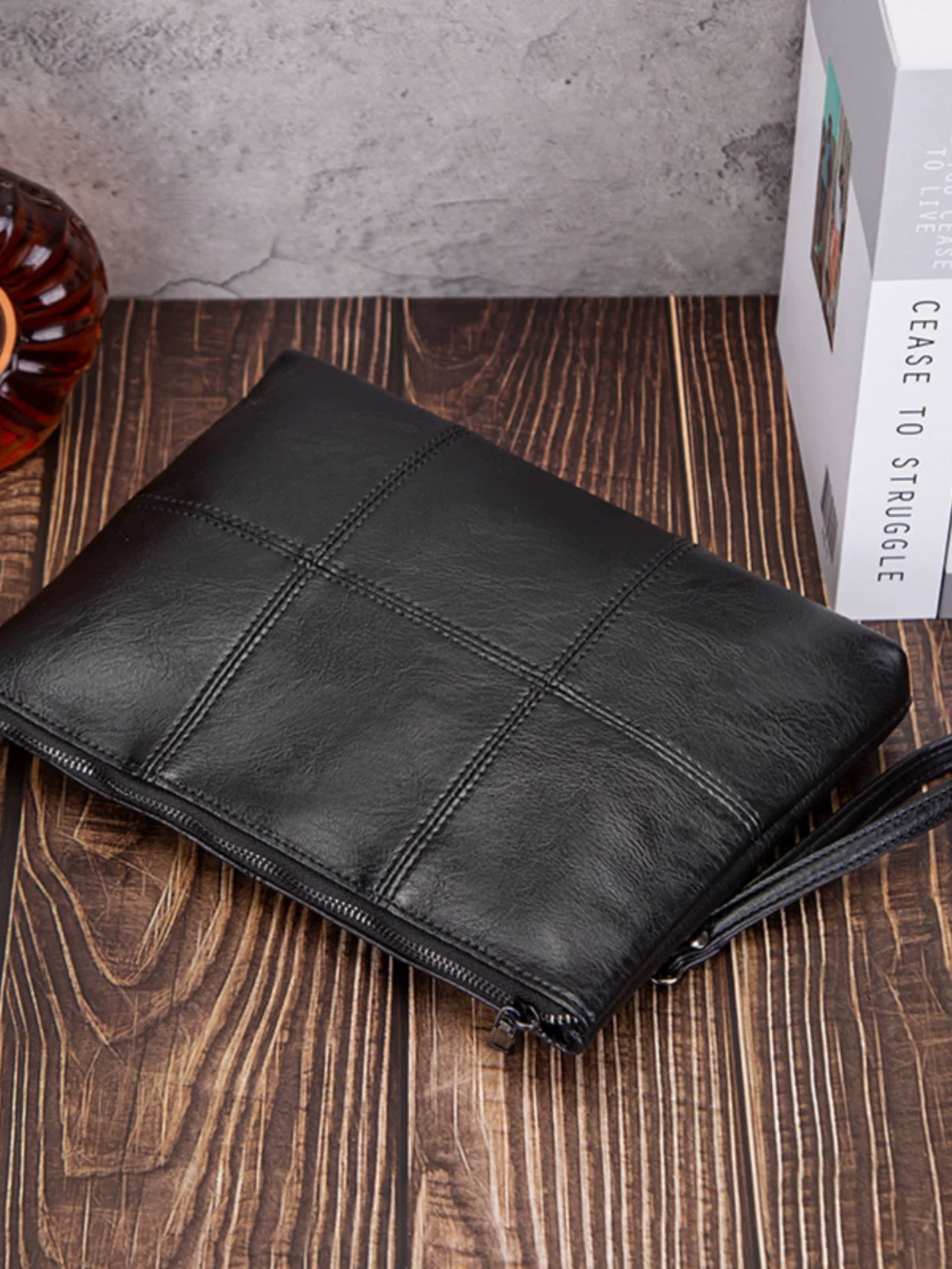 Xu hướng thời trang 2023 Túi ly hợp nam thông thường Túi xách sáu ngăn phong cách Hàn Quốc và Nhật Bản Túi đeo chéo da mềm đeo vai đơn