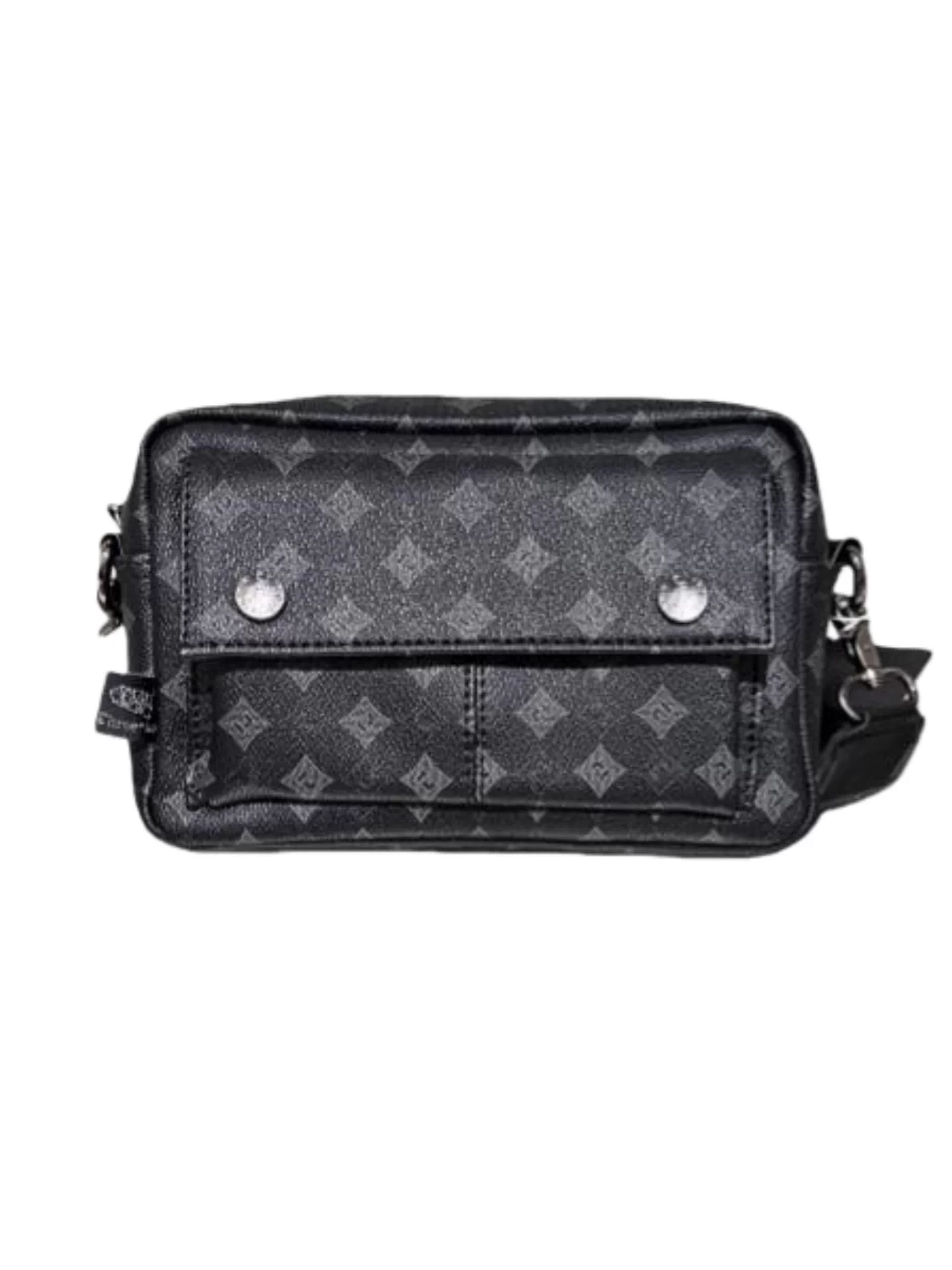 Túi đeo chéo nam phong cách đường phố thời trang 2026, kiểu vintage, unisex, họa tiết ca rô, balo thời thượng, thích hợp đi làm