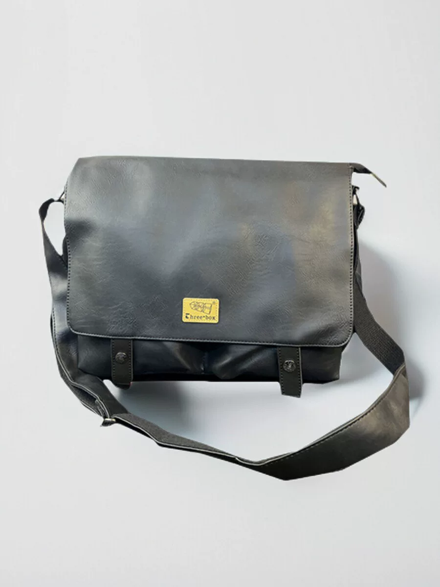 Túi đeo chéo nam thời trang ba ngăn, dung tích lớn, đựng laptop, dành cho sinh viên, đi làm