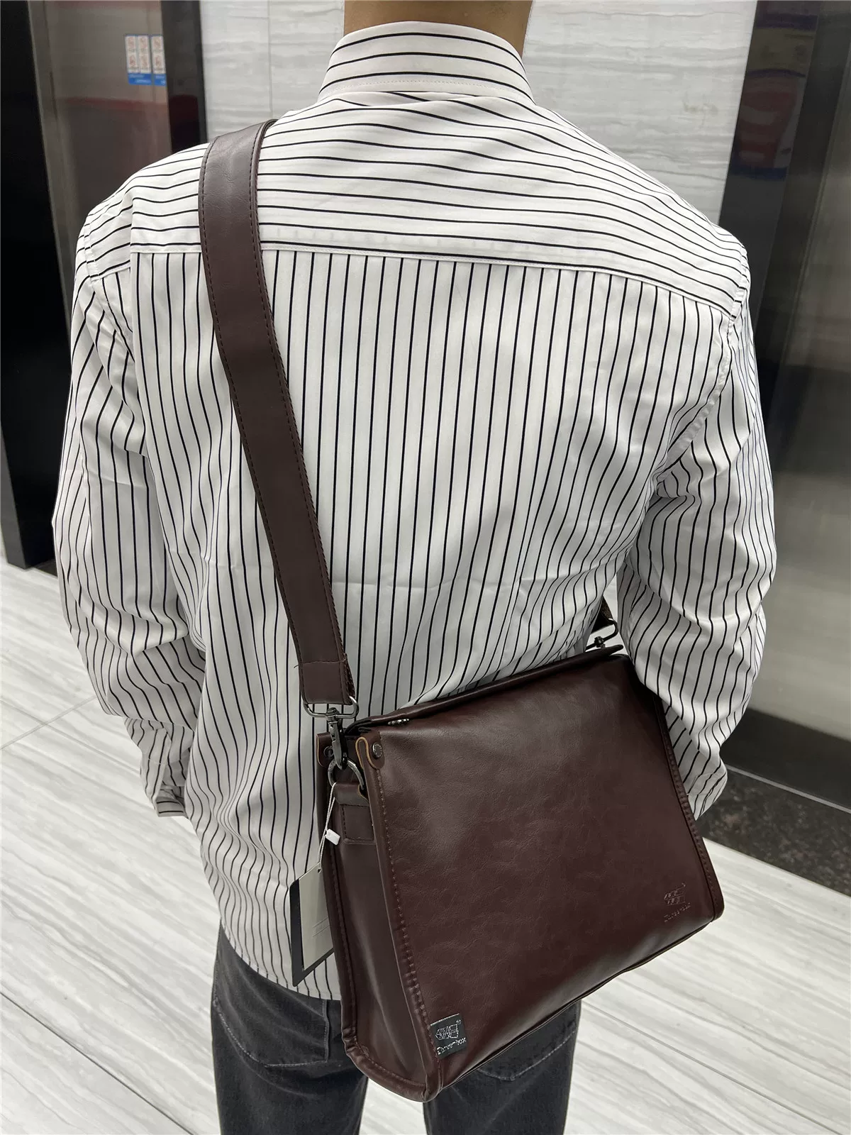 Túi đeo chéo nam phong cách Dark Energy, thời trang, unisex, xu hướng quốc gia, túi đeo vai phong cách Nhật Bản, trẻ trung, retro.