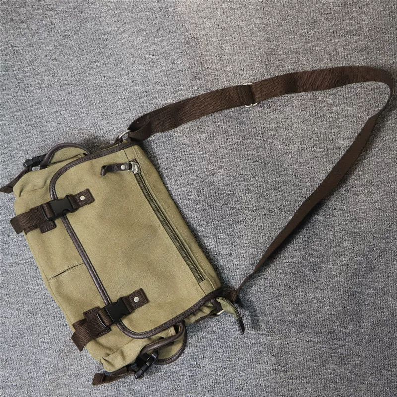 2021 mới hợp thời trang thương hiệu nam túi vải đeo vai thông thường túi đeo chéo học sinh trung học học thể thao túi xe máy