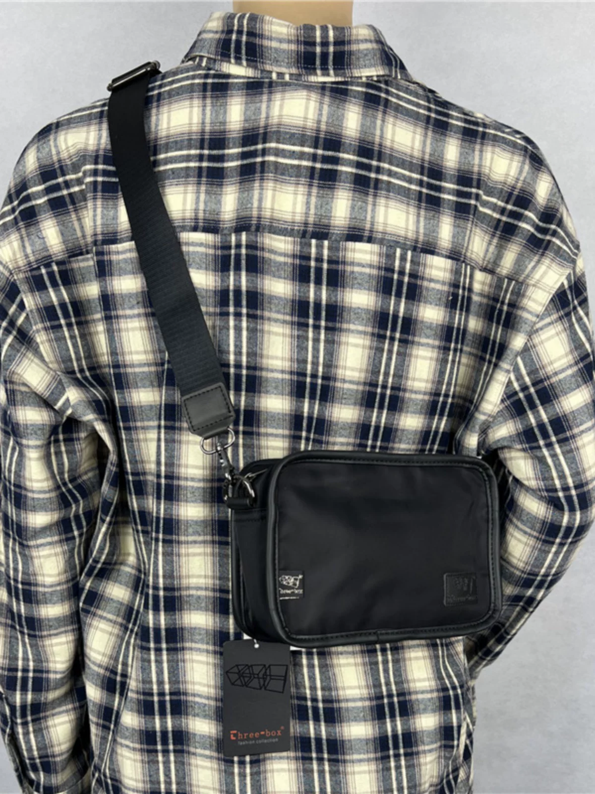 Túi đeo chéo nam thời trang bằng nylon nhẹ năm 2025, túi nhỏ đeo chéo vải Oxford mùa hè, túi đeo chéo hợp thời trang cho nam và nữ