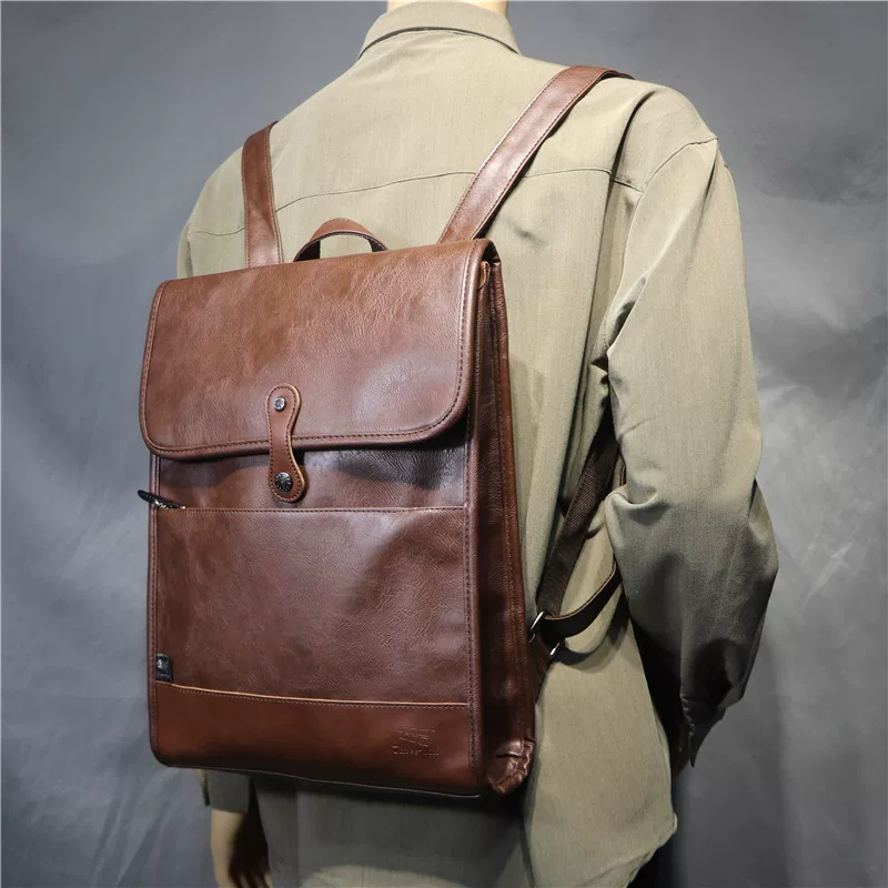 Ba hộp ba lô nam phong cách Nhật Bản và Hàn Quốc thời thượng, phong cách giản dị dành cho sinh viên, ba lô đi học, ba lô đựng máy tính dành cho nam.