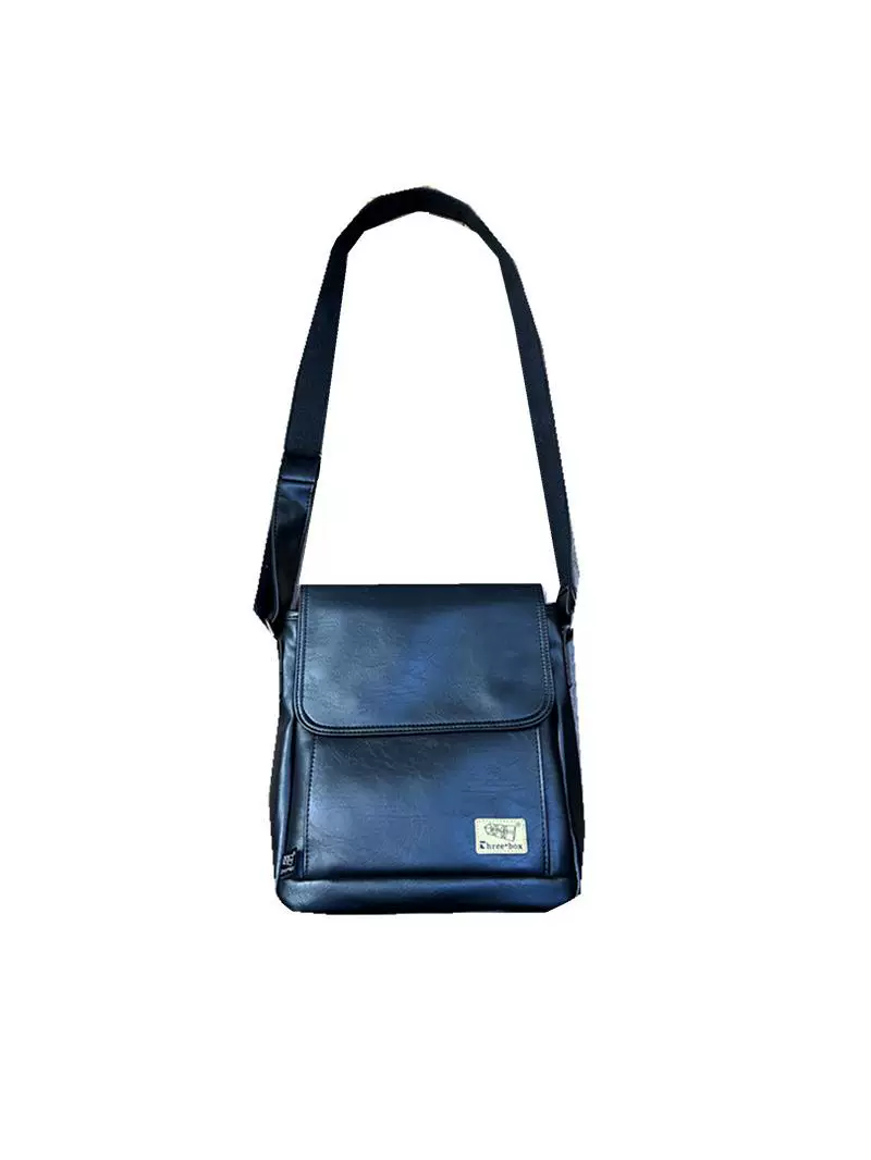 Túi đeo vai nam ba ngăn, balo da mềm đeo chéo kiểu dáng mới thời thượng, túi đeo chéo công sở dành cho nam.