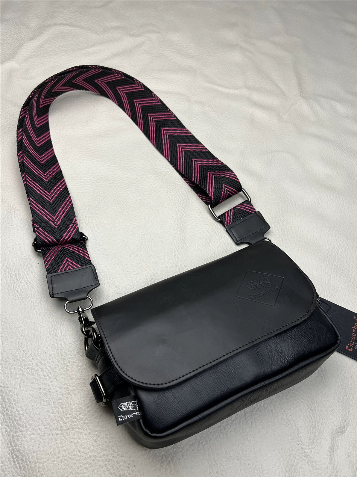 Túi đeo chéo thời trang nam 2025, phong cách Nhật Bản giản dị, unisex, dây đeo rộng, balo nhỏ đeo chéo kiểu retro