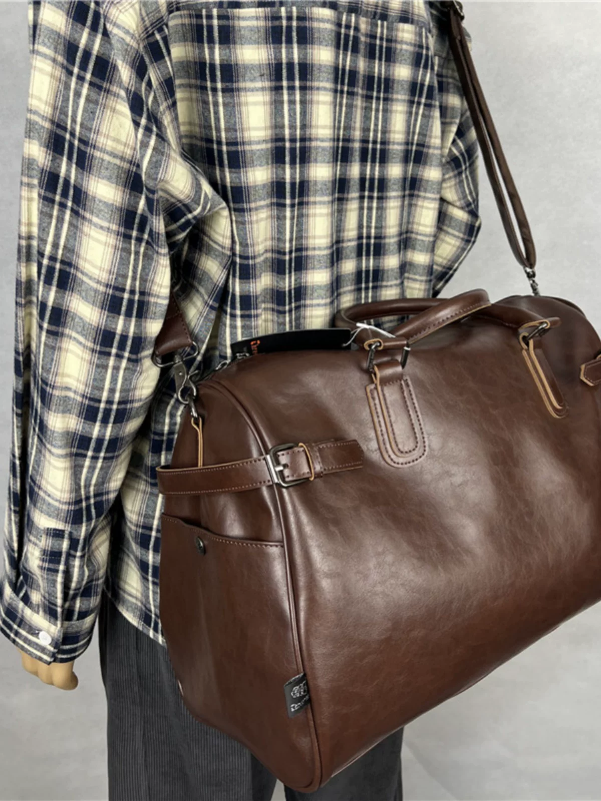 Ba hộp túi xách nam thời trang, túi đeo chéo du lịch thương hiệu thời thượng, túi đựng giày, túi đựng hành lý khô và ướt