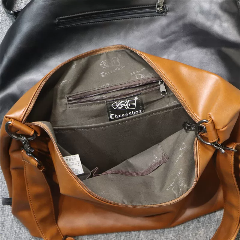 Túi đeo vai nam phong cách đường phố thời thượng Threebox, túi đeo chéo nam thương hiệu thời trang, túi thể thao, túi đeo chéo Hàn Quốc và Nhật Bản, túi cỡ lớn