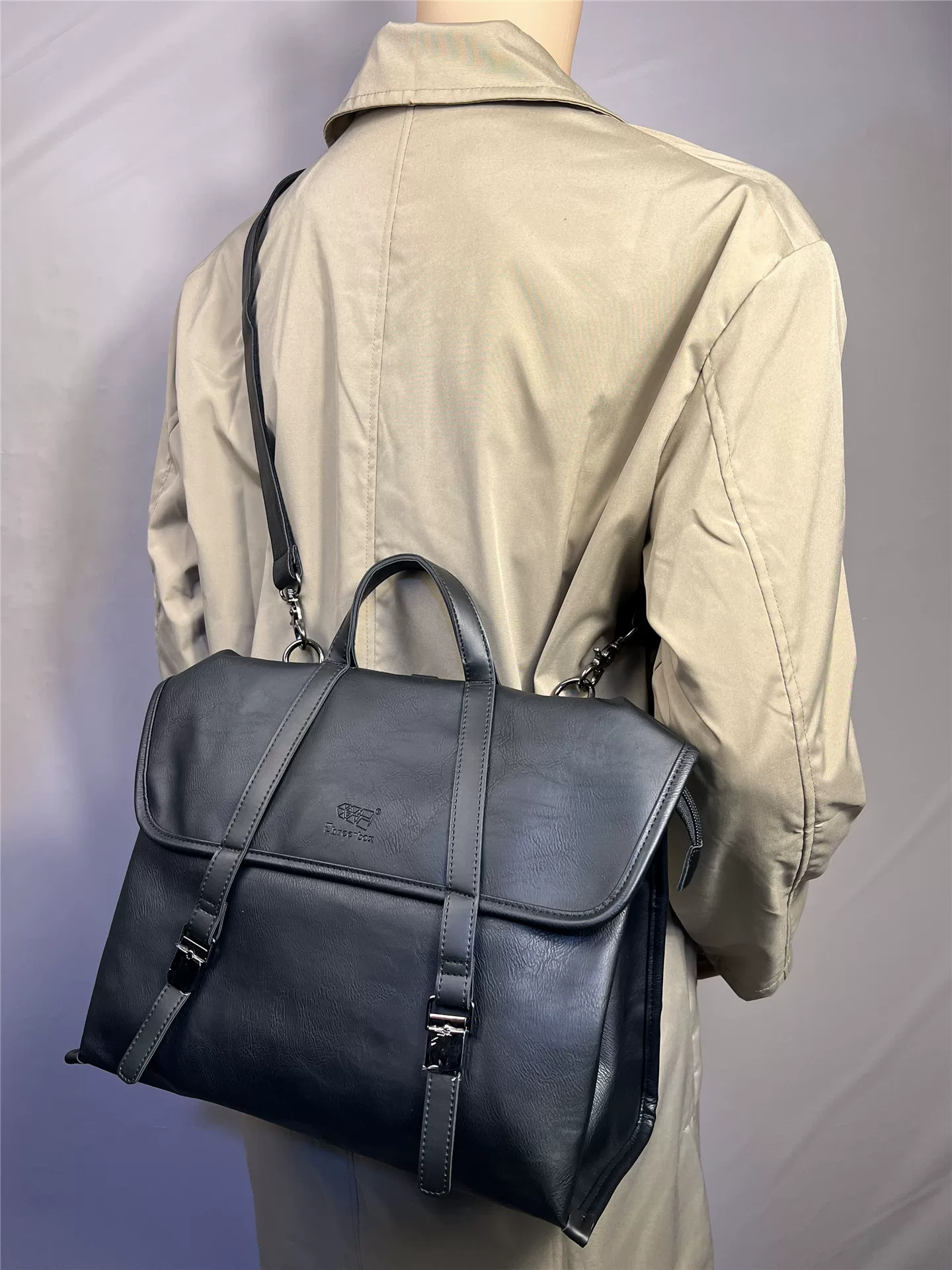 Túi xách đeo chéo, balo công sở phong cách retro trẻ trung 2025, kiểu Nhật, đa năng, đựng laptop