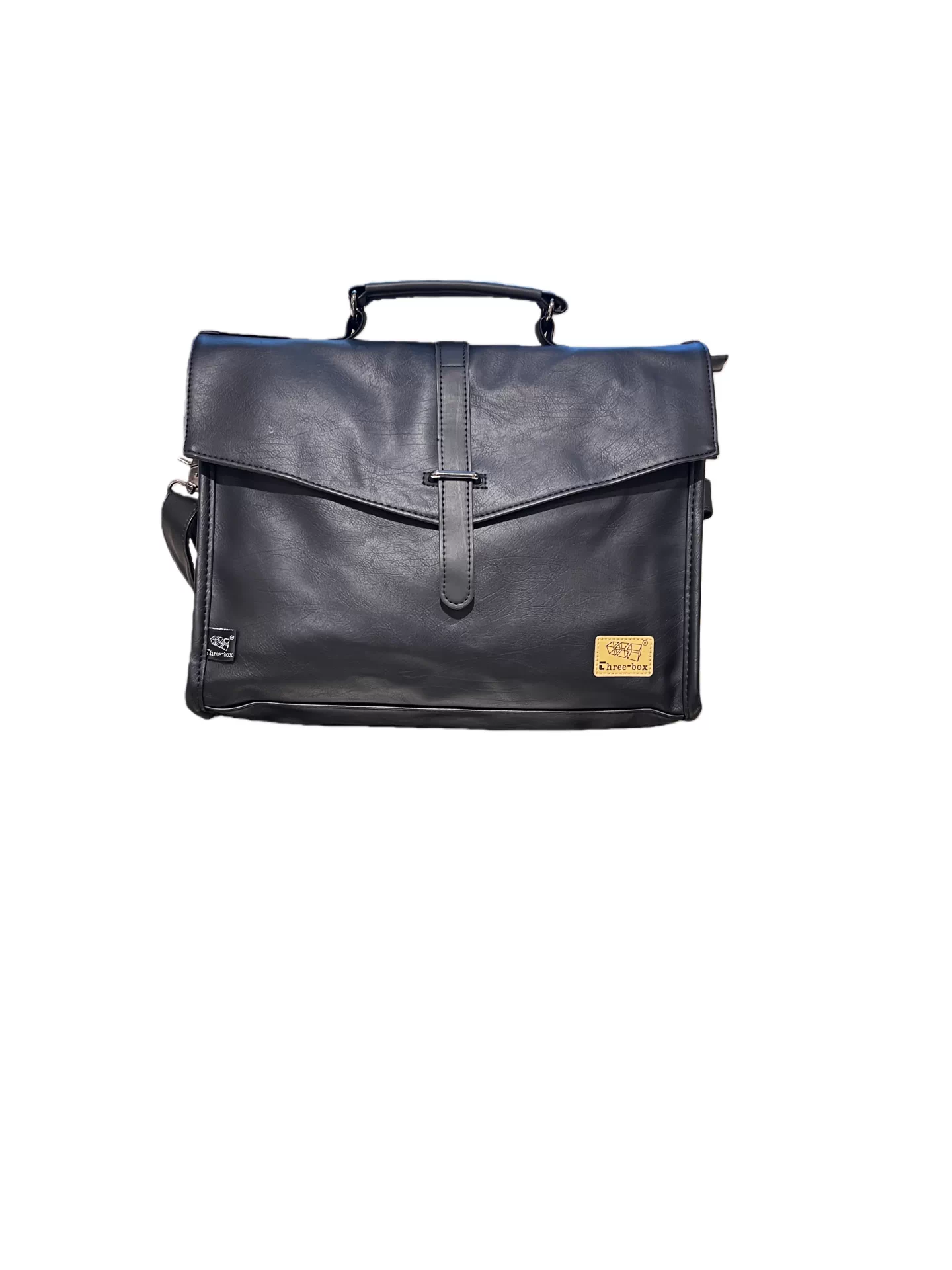 Túi xách nam ba ngăn đơn giản, dung tích lớn, đựng laptop, đeo vai, đeo chéo, đựng hồ sơ A4