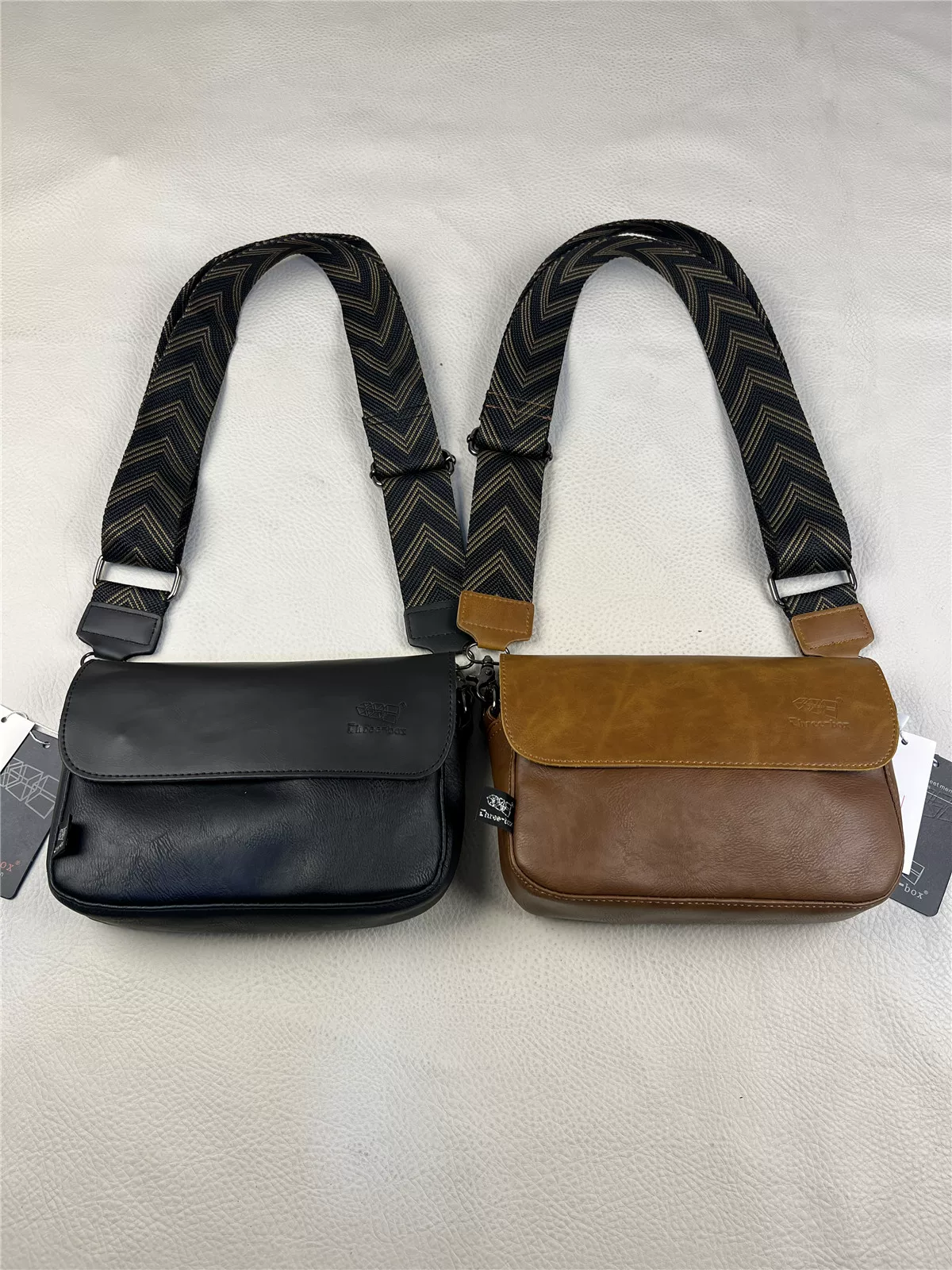 Túi nam ba ngăn mới năm 2025, túi đeo vai nam, túi đeo chéo, túi mini retro thời trang nữ, ba lô nhỏ