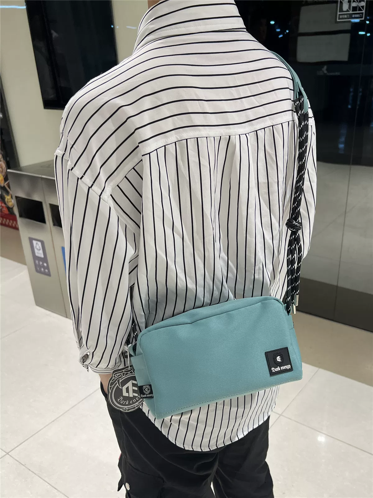 Túi đeo chéo nam thời trang hè 2024 chất liệu canvas nhỏ gọn phong cách Nhật Bản, Hàn Quốc, Anh, túi đeo vai cotton unisex, balo đi làm