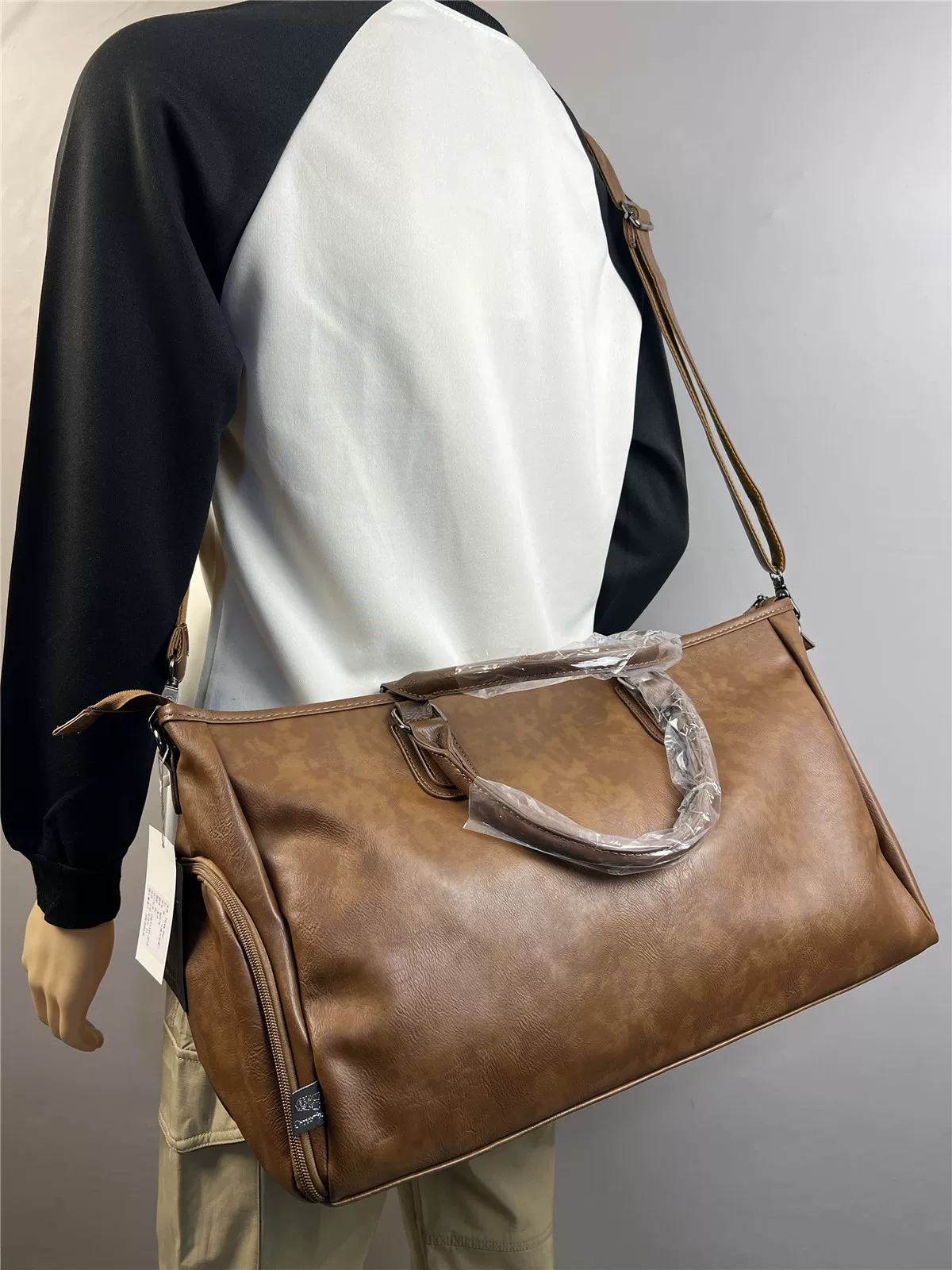 Túi xách ba ngăn có ngăn khô và ướt dành cho nam, thích hợp cho thể thao, tập thể dục, du lịch, đi công tác, túi xách nam, túi đeo vai, túi đeo chéo.