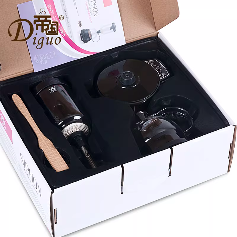 Bộ pha cà phê bằng bình thủy lực điện gia dụng, bộ dụng cụ pha cà phê bằng bình thủy lực điện, pha cà phê thủ công bằng bình thủy tinh