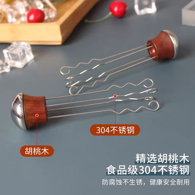 Dụng cụ phân phối cà phê cho máy pha cà phê espresso, dụng cụ phân phối bột cà phê dạng kim, kim chống vón cục, dụng cụ phân phối bột rời.