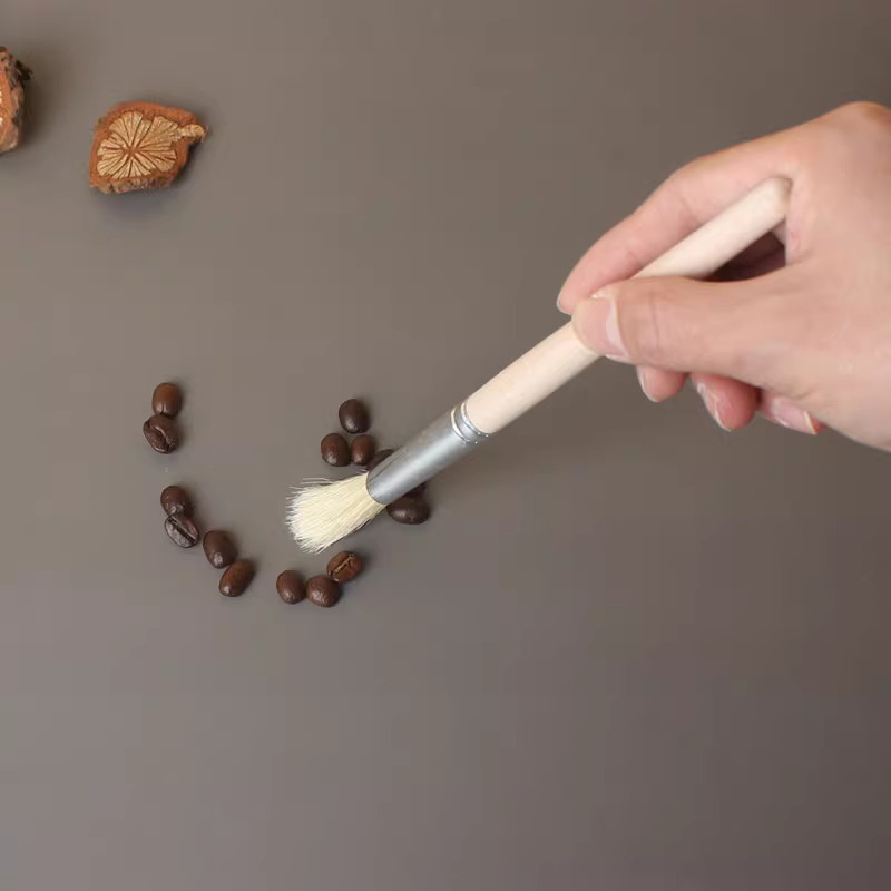 Bàn chải làm sạch máy xay không rụng lông, bàn chải làm sạch máy xay điện, bàn chải thiết bị pha cà phê, bàn chải bột cà phê