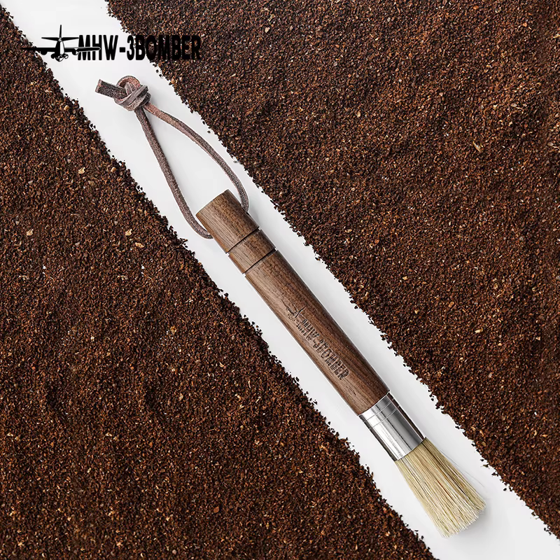 Bàn chải vệ sinh máy xay cà phê MHW-3BOMBER, dụng cụ vệ sinh dao xay cà phê, bàn chải vệ sinh bã cà phê