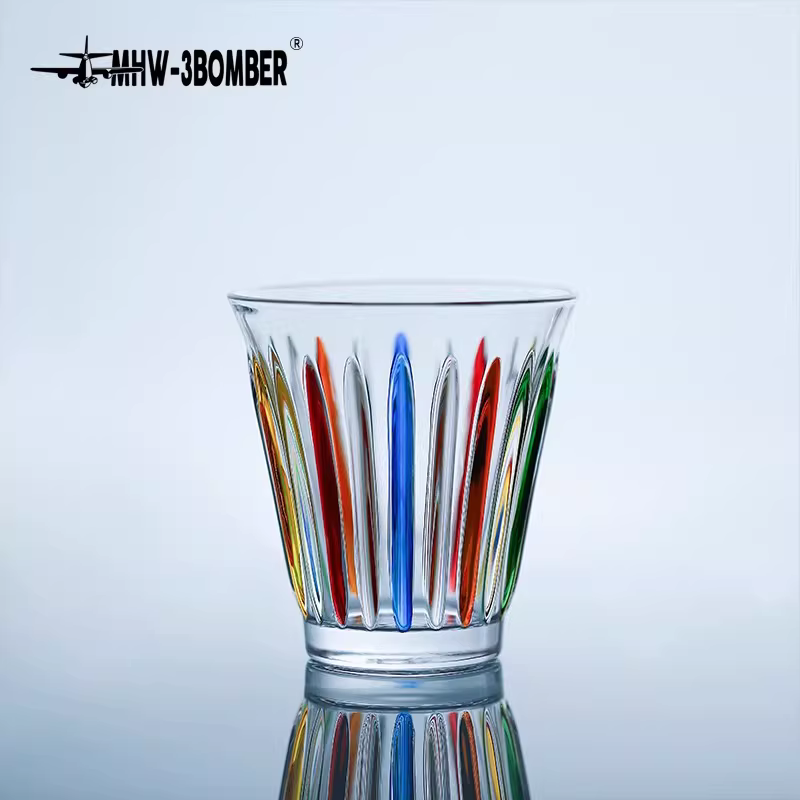 Ly thủy tinh MHW-3BOMBER, bộ sưu tập vẽ tay Wright, ly cà phê kiểu Dirty, ly trắng Úc, ly latte